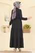 Dress 6601ORG1169-MS Black - Thumbnail