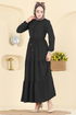 الفستان أسود 6601ORG1169-MS - Thumbnail