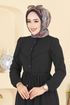 الفستان أسود 6601ORG1169-MS - Thumbnail
