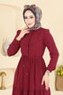 Dress 6601ORG1169-MS Light Burgundy - Thumbnail