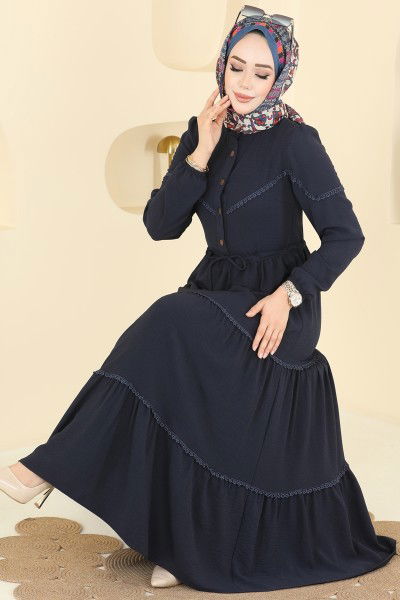 O.R.G. - Dress 6601ORG1169-MS Navy Blue