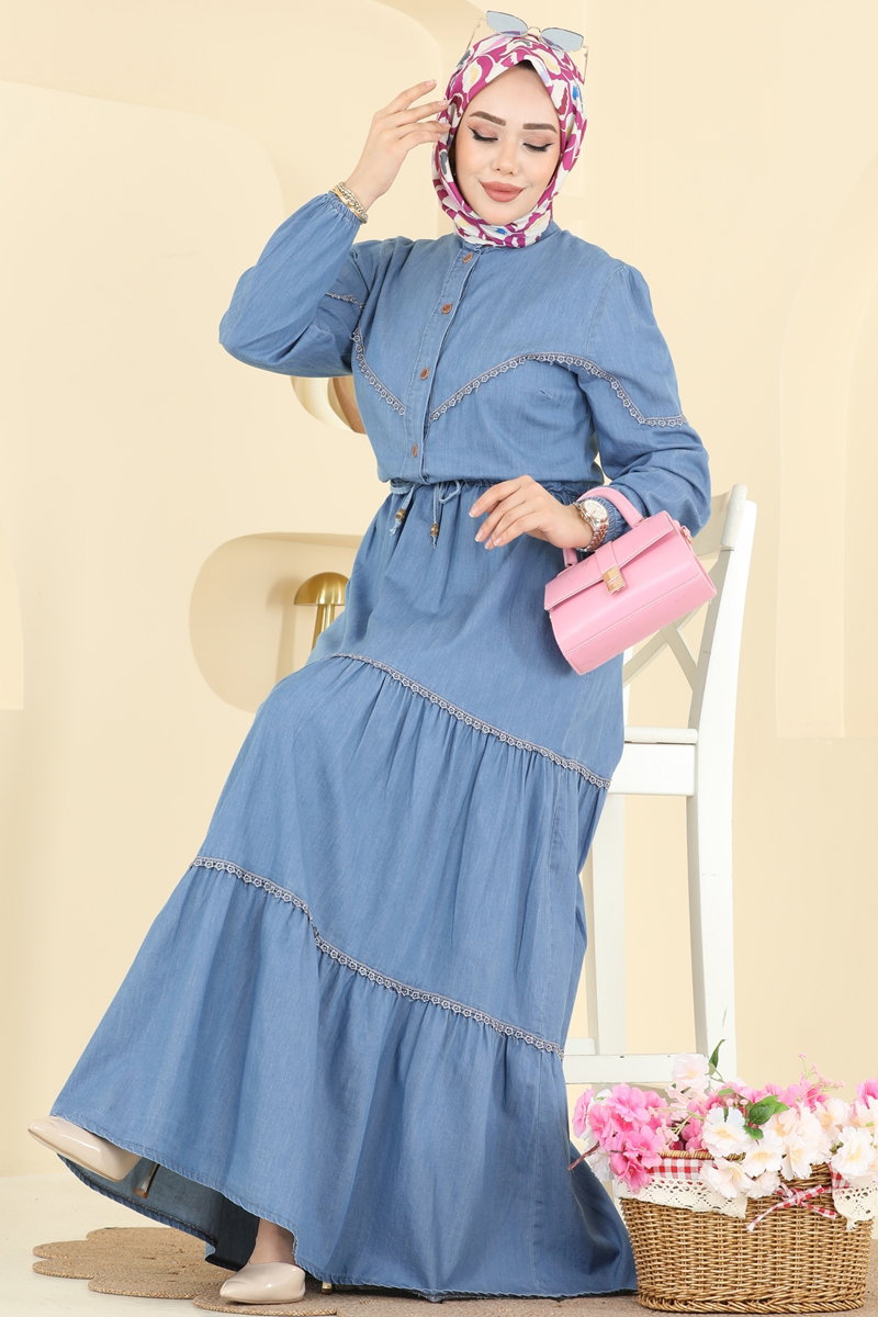 Dress 6715ORG1169-MS Light Denim