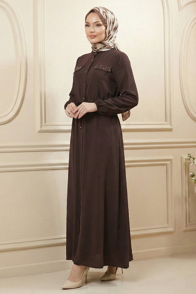 MRV O.R.G. - Dress 6772ORG973-M Brown - 425861