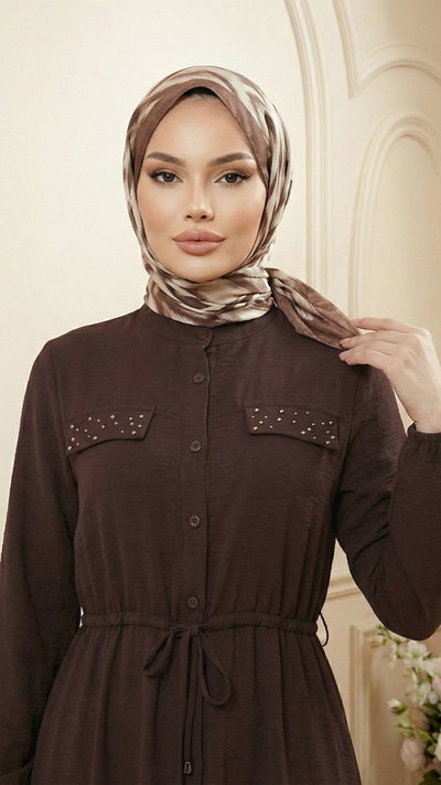 MRV O.R.G. - Dress 6772ORG973-M Brown - 425862