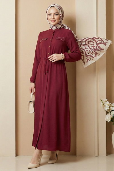 MRV O.R.G. - Dress 6772ORG973-M Burgundy - 425855