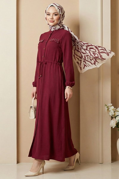 MRV O.R.G. - Dress 6772ORG973-M Burgundy - 425857