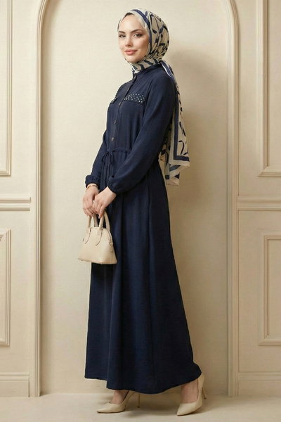 MRV O.R.G. - Dress 6772ORG973-M Navy Blue - 425866