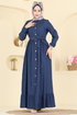 Dress 6785ORG1169-MS Dark Denim - Thumbnail