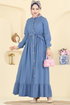 Dress 6785ORG1169-MS Light Denim - Thumbnail