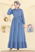 Dress 6785ORG1169-MS Light Denim - Thumbnail