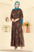 Dress 6803ORG1169-MS Brown - Thumbnail