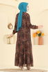 Dress 6803ORG1169-MS Brown - Thumbnail