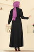 الفستان أسود 6804ORG1169-MS - Thumbnail
