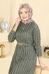 Dress 7001OZN1046-MS Almond Green - Thumbnail