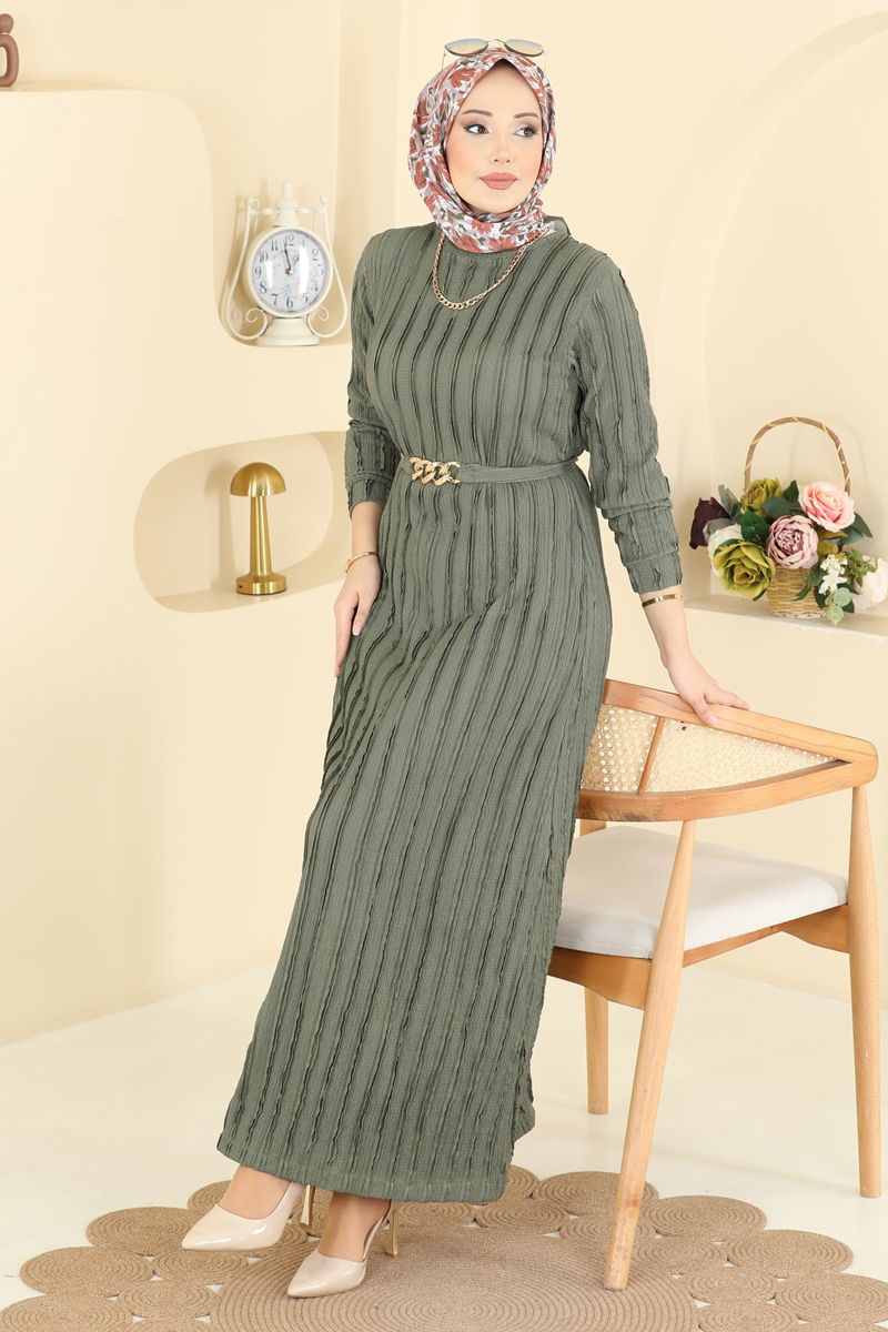 Dress 7001OZN1046-MS Almond Green