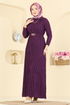 الفستان أرجواني 7001OZN1046-MS - Thumbnail