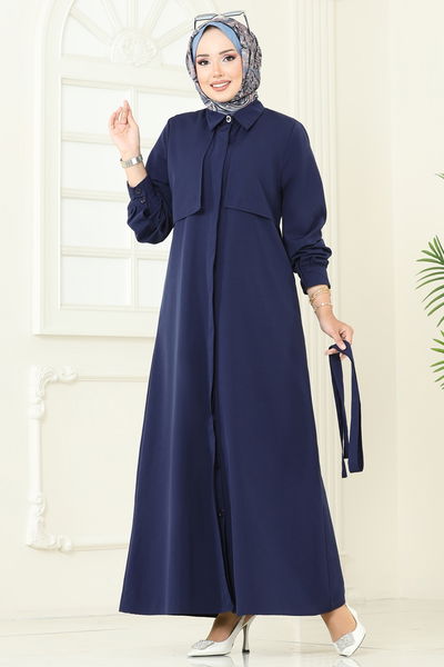 U.Z. - Dress 7010UZ662-MS Navy Blue - 373265