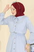 Dress 7020OZN1046-MS Baby Blue - Thumbnail