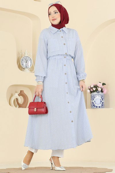 O.Z.N. - Dress 7020OZN1046-MS Baby Blue