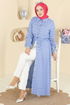 Dress 7020OZN1046-MS Navy Blue - Thumbnail