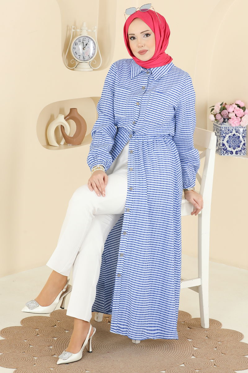 الفستان كحلي 7020OZN1046-MS