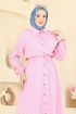 Dress 7020OZN1046-MS Pink - Thumbnail