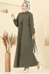 Dress 7020UZ662-MS Khaki - Thumbnail