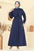 Dress 7020UZ662-MS Navy Blue - Thumbnail
