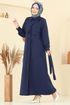 Dress 7020UZ662-MS Navy Blue - Thumbnail
