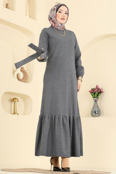 P.R.M. - Dress 702PM271-MS Anthracite