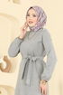 الفستان رمادي 702PM271-MS - Thumbnail
