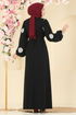 الفستان أسود 7037TEG847-MS - Thumbnail