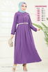 Dress 7103BM387-MS Dark Lilac - Thumbnail