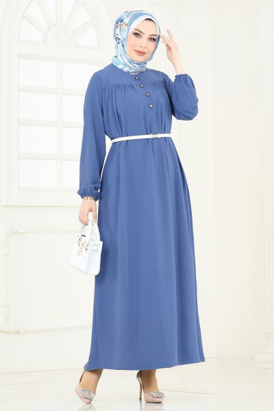 B.M.R. - Dress 7103BM387-MS Indigo
