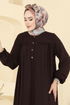 Dress 7103ERK1158-MS Brown - Thumbnail