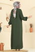 Dress 7103ERK1158-MS Khaki - Thumbnail