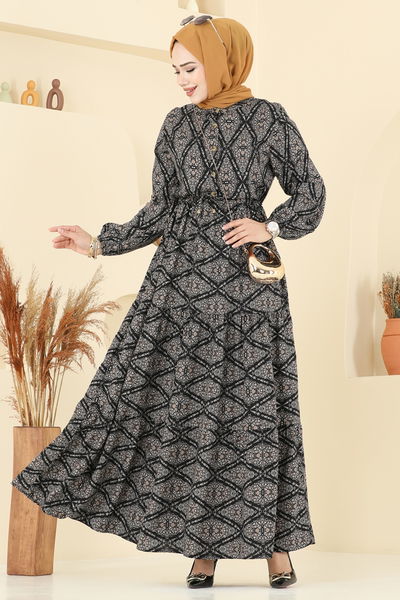 E.R.K. - Dress 7109ERK1158-MS Black - 392765