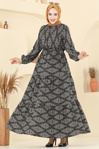 E.R.K. - Dress 7109ERK1158-MS Black - 392767