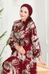 Dress 7119BG354-MS Burgundy - Thumbnail