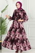 Dress 7119BG354-MS Damson - Thumbnail