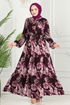 Dress 7119BG354-MS Damson - Thumbnail