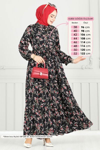 B.G.S. - Dress 7122BG354-MS Black