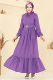 B.G.S. - Dress 7123BG354-MS Dark Lilac