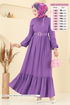 Dress 7123BG354-MS Dark Lilac - Thumbnail