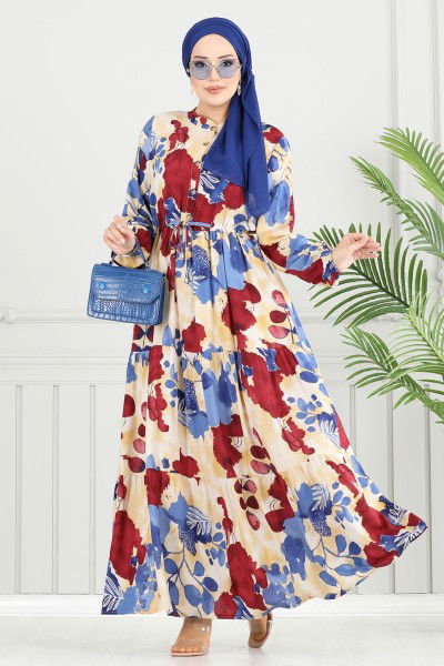 B.G.S. - Dress 7124BG354-MS Indigo