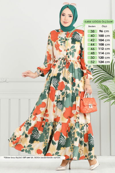 E.R.K. - Dress 7124ERK1158-MS Emerald - 398680