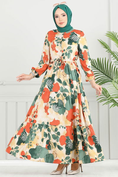 E.R.K. - Dress 7124ERK1158-MS Emerald - 398681