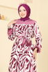 Dress 7127BG354-MS Dark Rose Dusky - Thumbnail