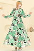Dress 7129BG354-MS Green - Thumbnail
