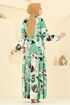 Dress 7129BG354-MS Green - Thumbnail